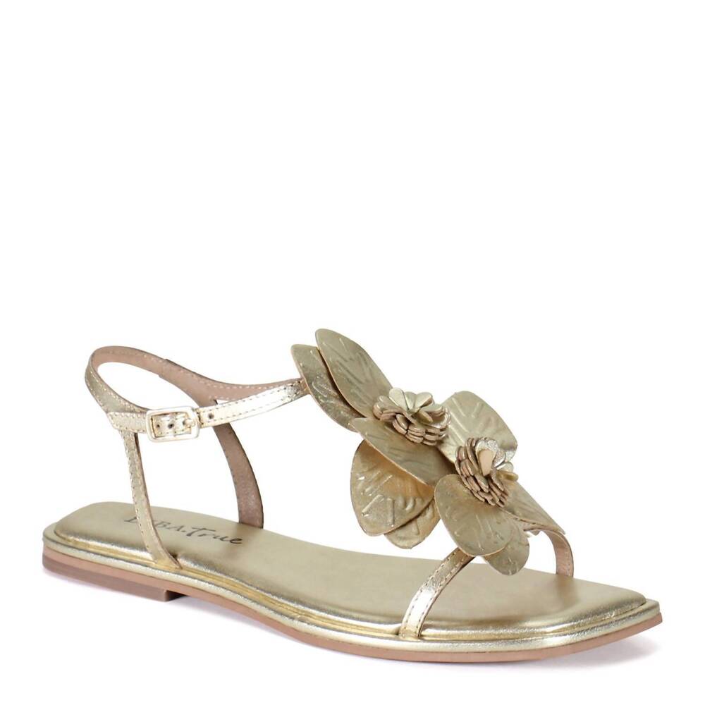 NEW DIBA TRUE women’s per shing sandal in gold